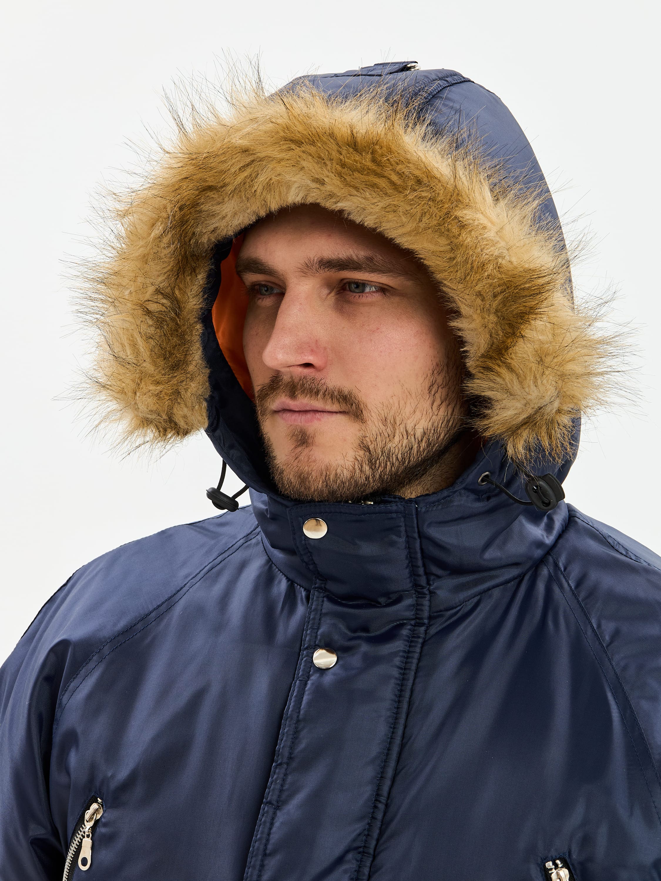 Куртка зимняя Аляска (тк.Оксфорд), т.синий