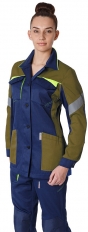 Куртка удлиненная женская PROFLINE BASE, т.синий/оливковый