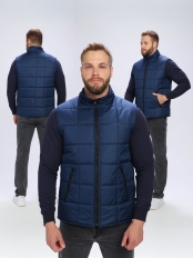 Жилет утепленный Офис (тк.Дюспо), т.синий
