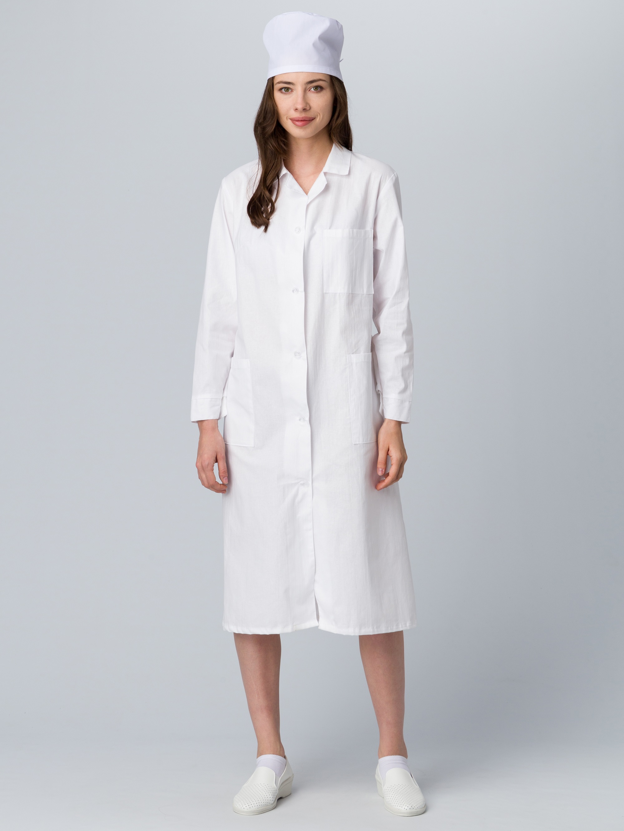 Халат женский (тк.Бязь,145), белый