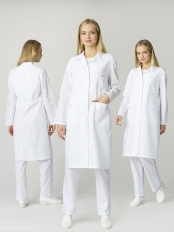 Халат женский Стандарт (тк.ТиСи), васильковый