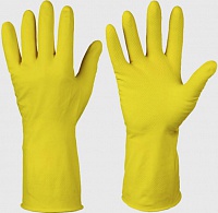 Перчатки ХОЗЯЙСТВЕННЫЕ тип ЛОТОС (латекс 60гр хлопковое напыление)