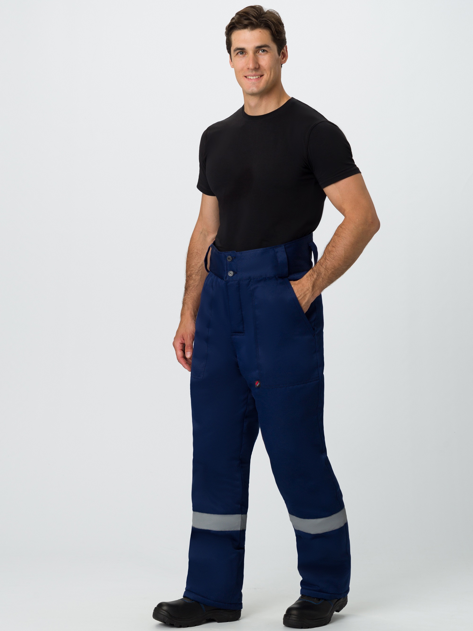 Брюки зимние Экспертный-Люкс (тк.Смесовая,210), т.синий