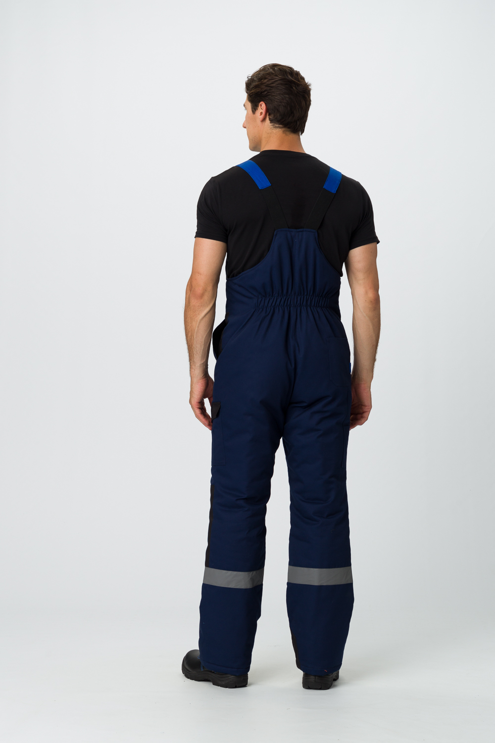 Костюм зимний Фаворит-Мега (тк.Протек,240) п/к, т.синий/черный/васильковый