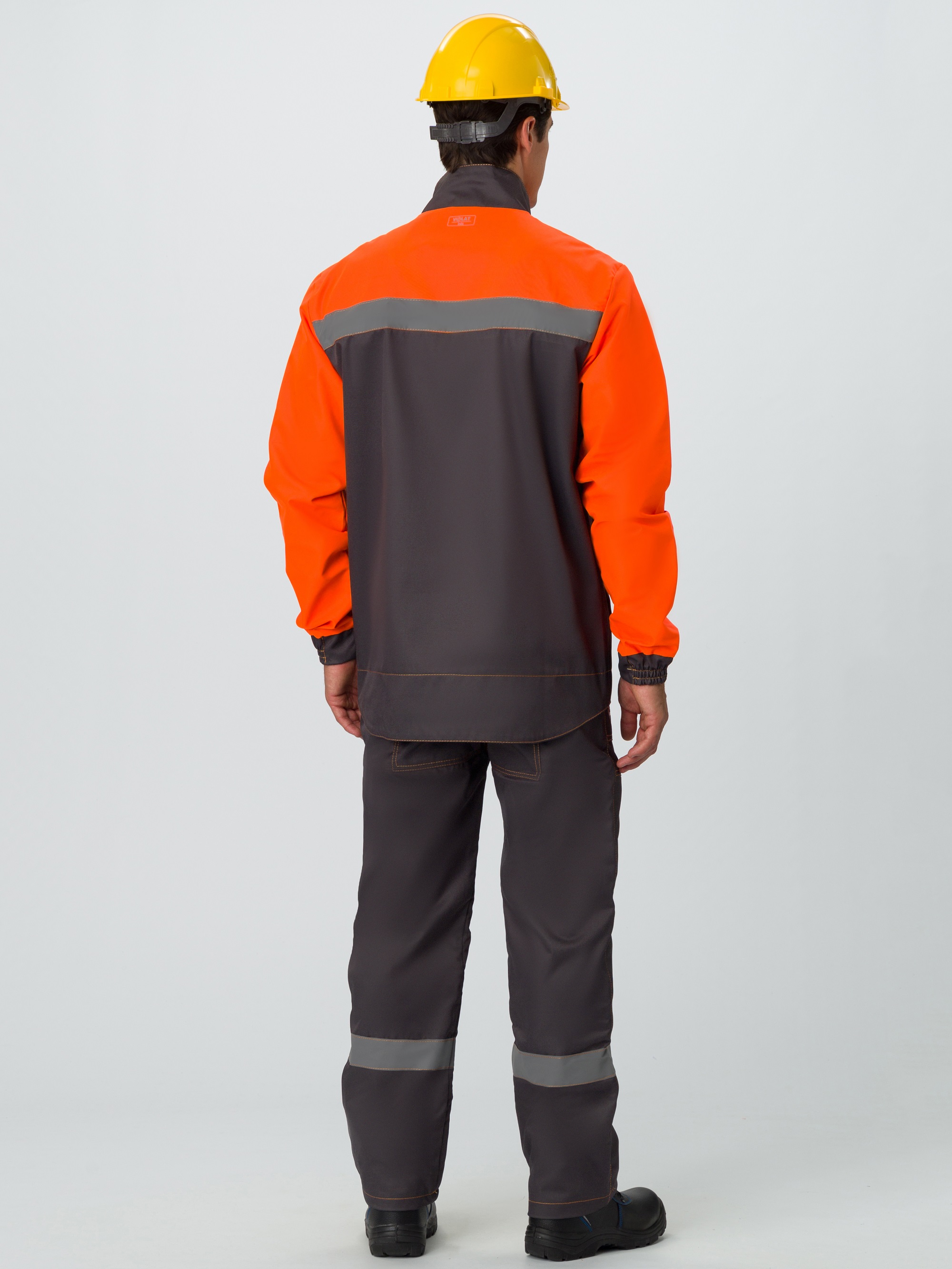 Костюм лесоруба Волат-Урбан-2 СОП (тк.Смесовая,215) брюки, серый/оранжевый