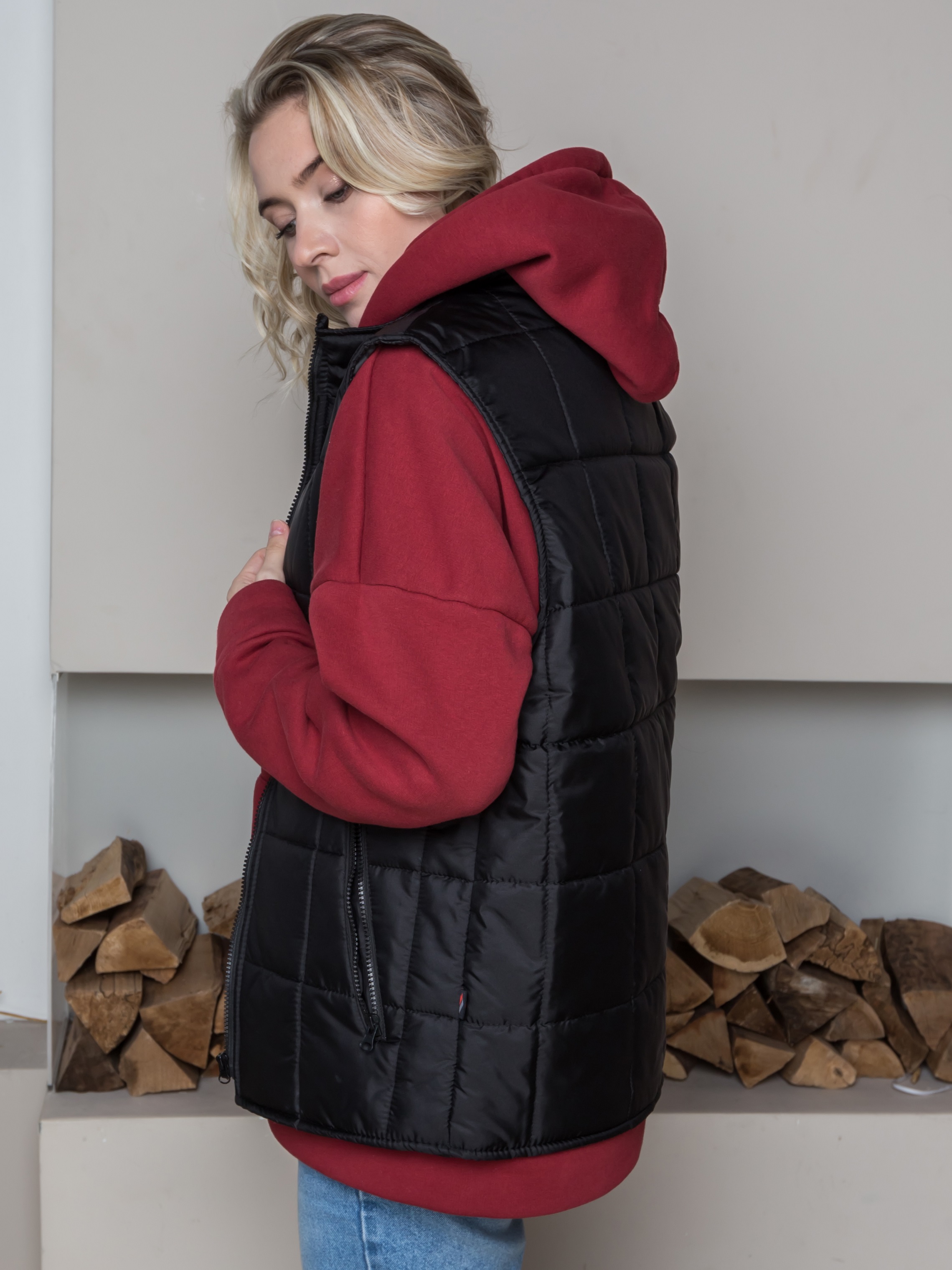 Жилет утепленный Офис (тк.Дюспо), черный