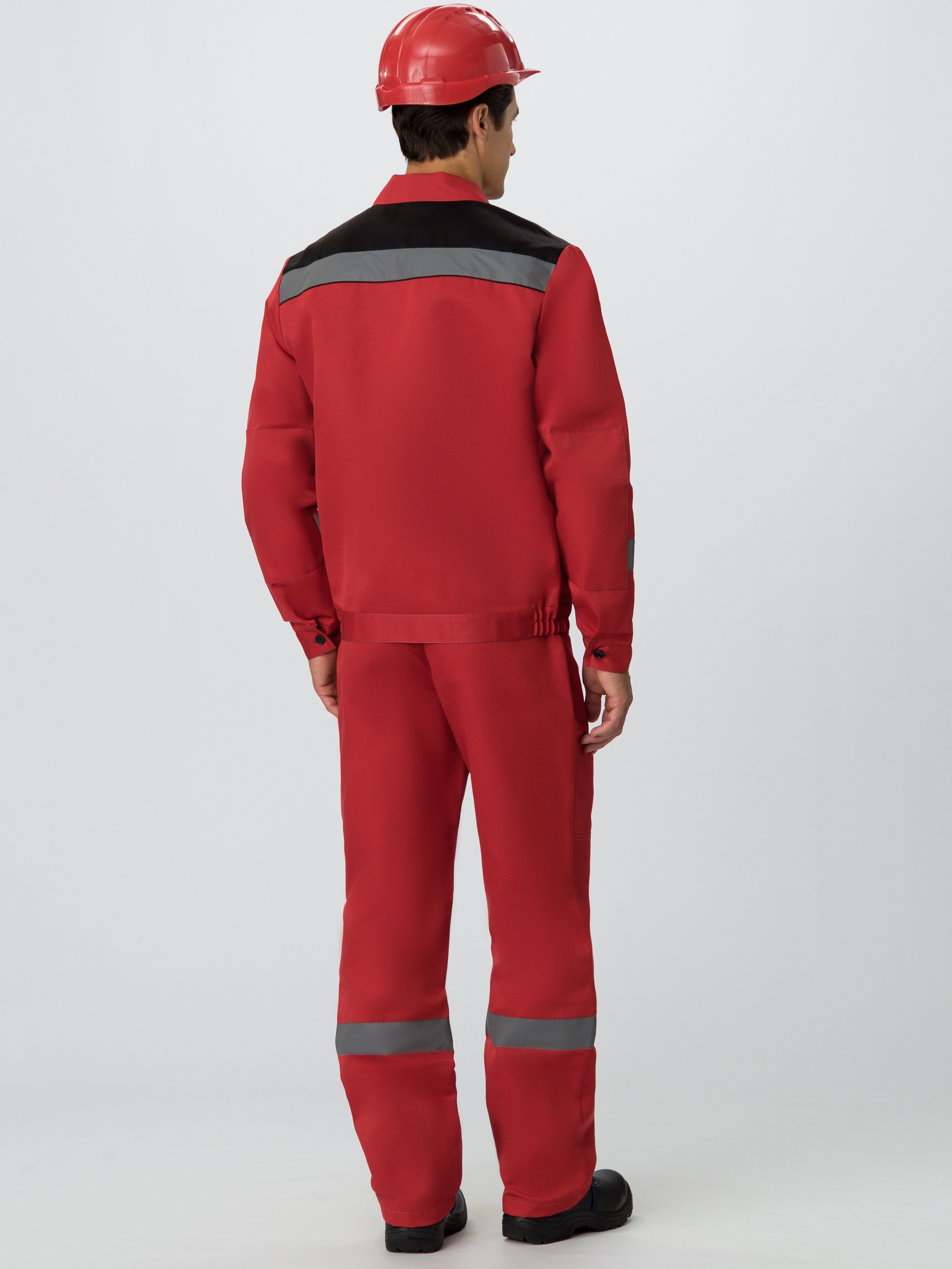 Костюм Легион-1 СОП (тк.Смесовая,210) брюки, красный/черный